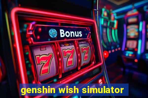 genshin wish simulator